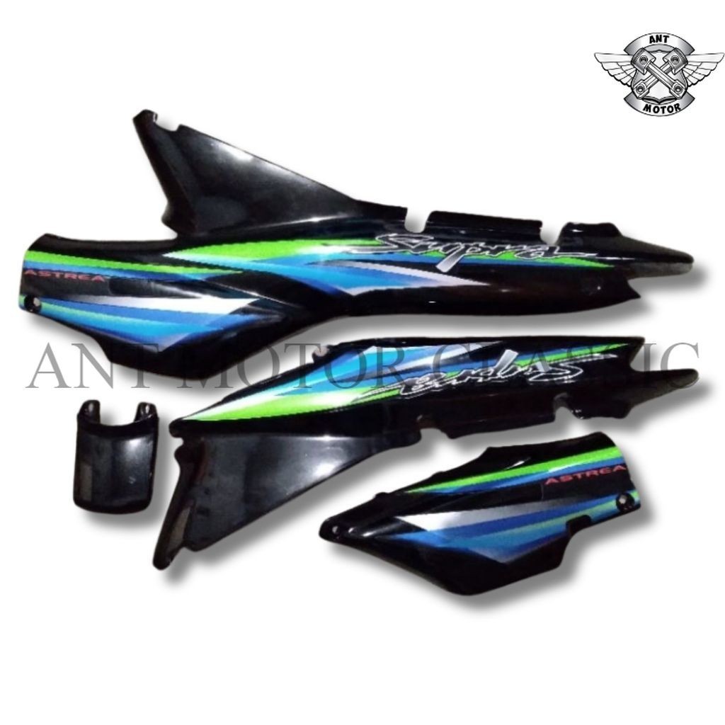 cover body body bodi belakang kanan kiri + box aki supra x lama/ supra fit Mirip Ori