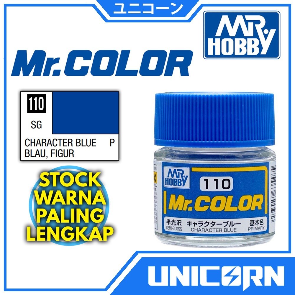 

MR COLOR 110 CHARACTER BLUE