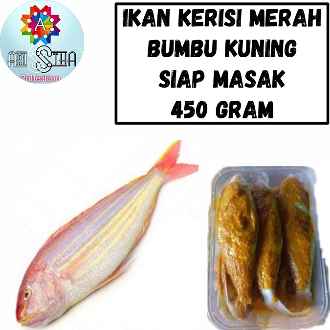 

Ikan Kerisi Merah Bumbu Kuning Siap Masak 450 Gram