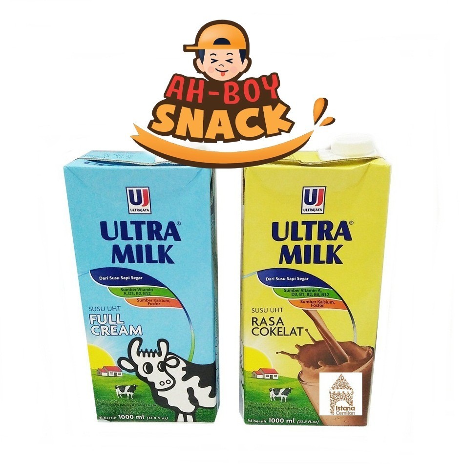 

[GOJEK/GRAB] SUSU ULTRA 1 LITER - SUSU ULTRA MILK SUSU UHT FULL CREAM 1000 ML