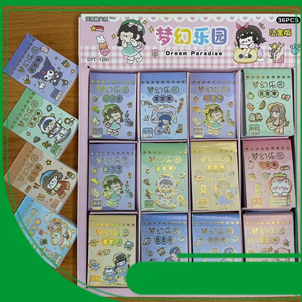 

Stiker kartun Dreamland stiker lucu untuk anak-anak 36 buku per kotak sticker paper stationery