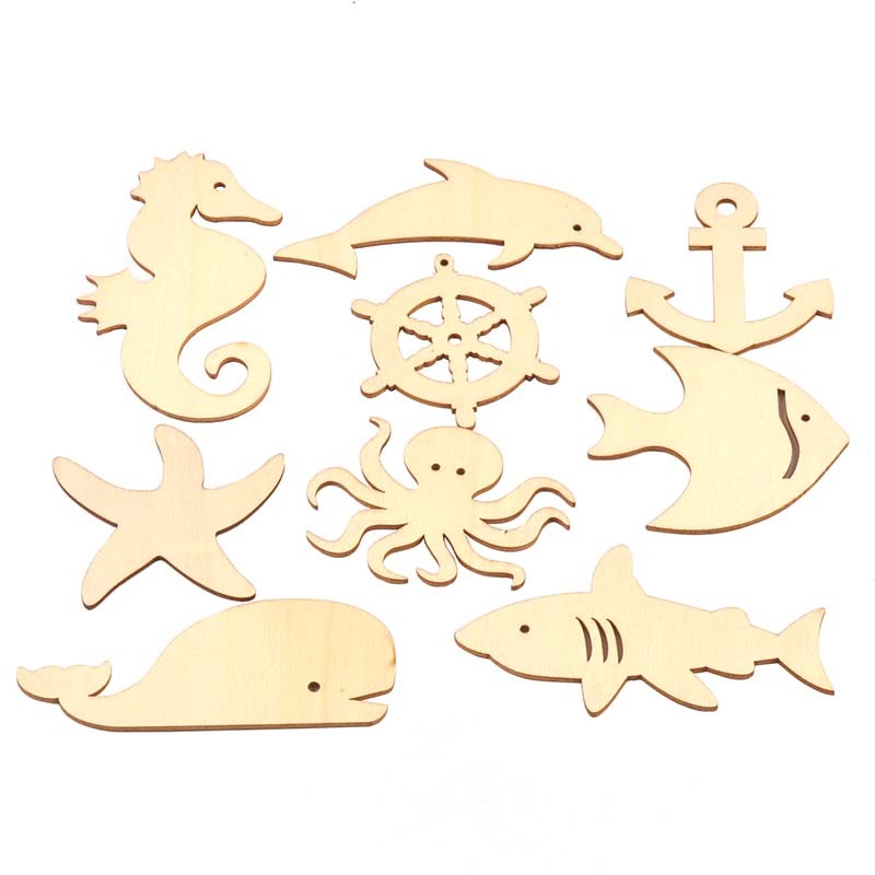 

10Pcs 7-11cm Unfinished Blank Wooden Slice Kids Painted Embellishment DIY Scrapbooking Supplies Handmade Crafts Home Decor C4068