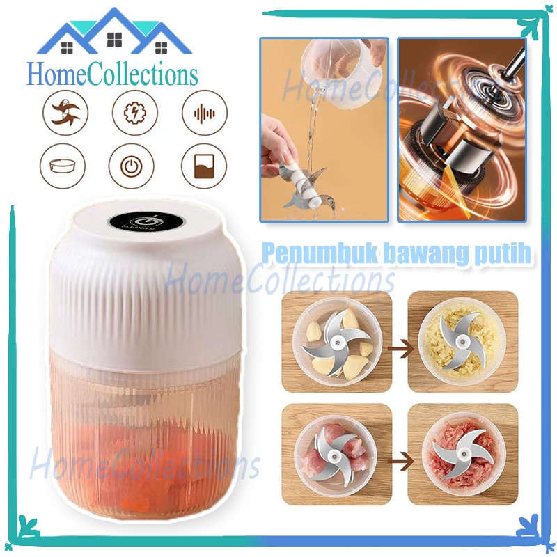 Mini Chopper Blender Portable/USB Mini Blender Multifungsi/Portable Blender Gilingan Mini Bumbu
