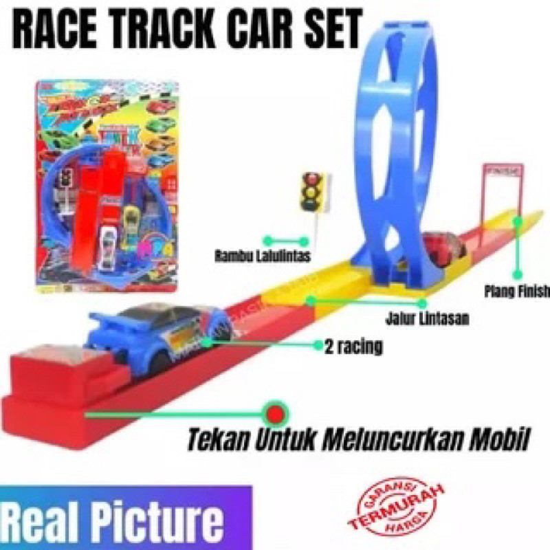 (BISA COD) MAINAN ANAK HKR RACE TRACK KING / Mainan Race Track King Mobil Balap Lintas Trak Racing T