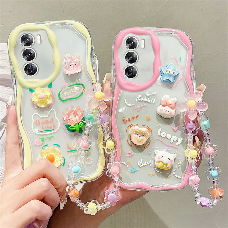 3D Cartoon Cute Bear Phone Case For Samsung Galaxy A55 A35 A25 A54 A34 A24 A14 A53 A33 A23 A52S A32 