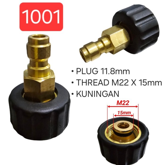 COUPLER JET CLEANER KUNINGAN KOPLER QUICK COUPLING SAMBUNGAN STEAM HD