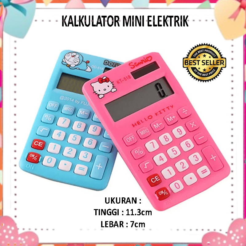 

KALKULATOR MINI KARAKTER 12DIGIT DD-518-12 / CALCULATOR DIGITAL