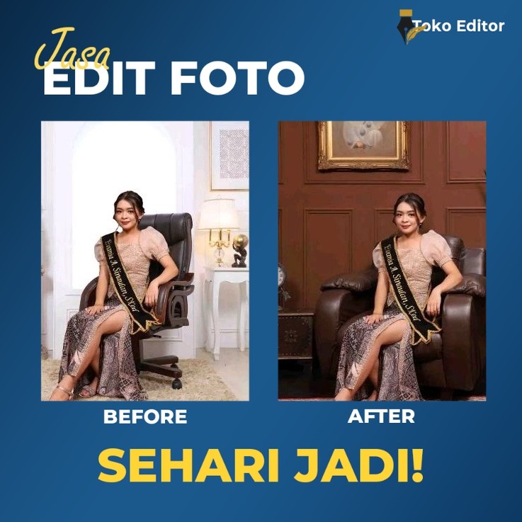 ( EDIT PRO ) Edit ganti background studio/background luar negeri/background lamaran/background wisud