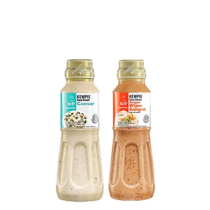 

Kewpie Saus Siram Caesar 200 mL + Kewpie Saus Siram Wijen Sangrai 200 mL