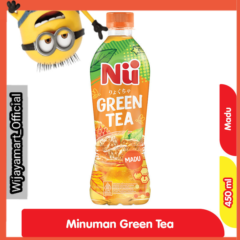 

NU Green Tea Madu 450 ml