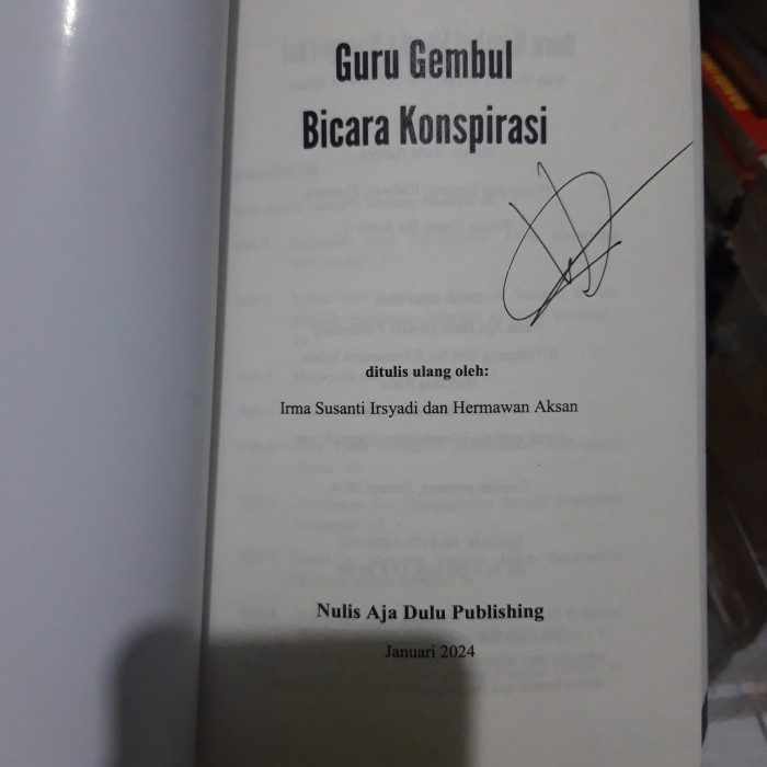 ✨TERLARIS ✨guru gembul bicara pendidikan ori plus ttd guru gembul