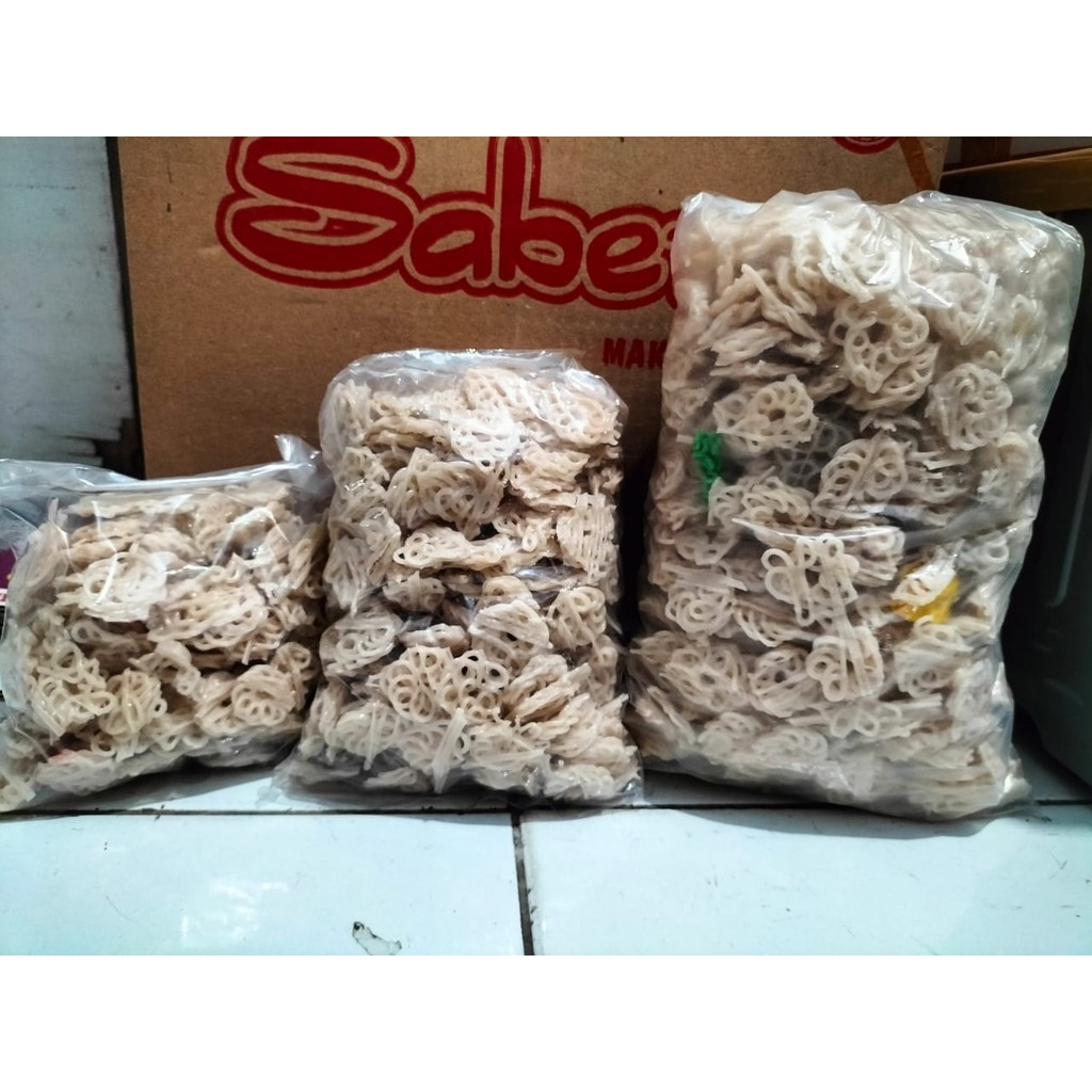 

Aneka Macam Kerupuk Mentah Murah [250gr]/Tersanjung/Bibir Warna/Oren Merah/Bawang Putih/Mawar Putih/Krupuk Seblak