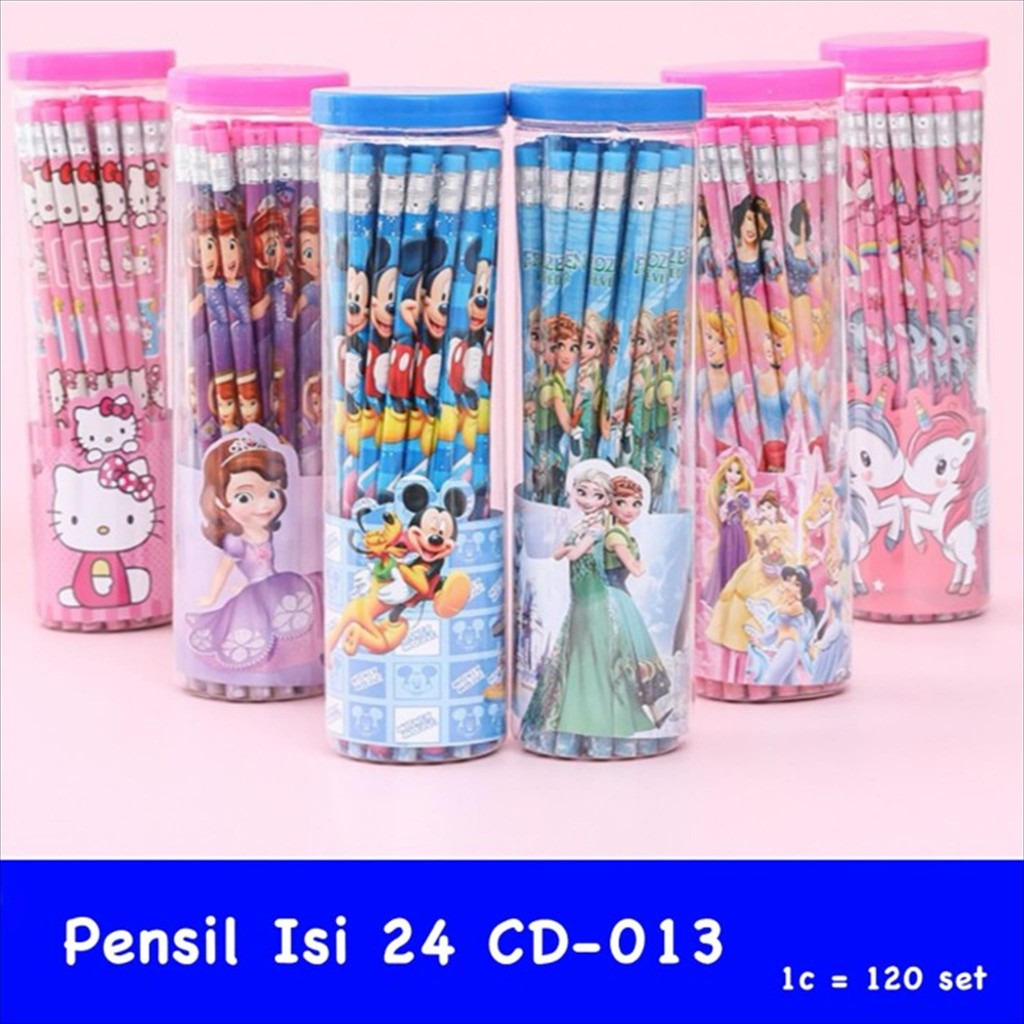 

[P] PENSIL TABUNG ISI 24 CD-013