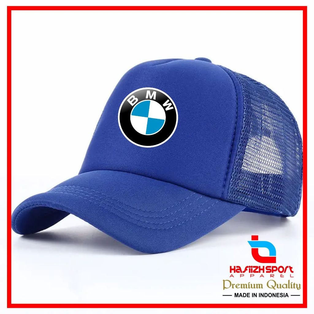 TOPI JARING LOGO BMW / TOPI TRUCKER BMW