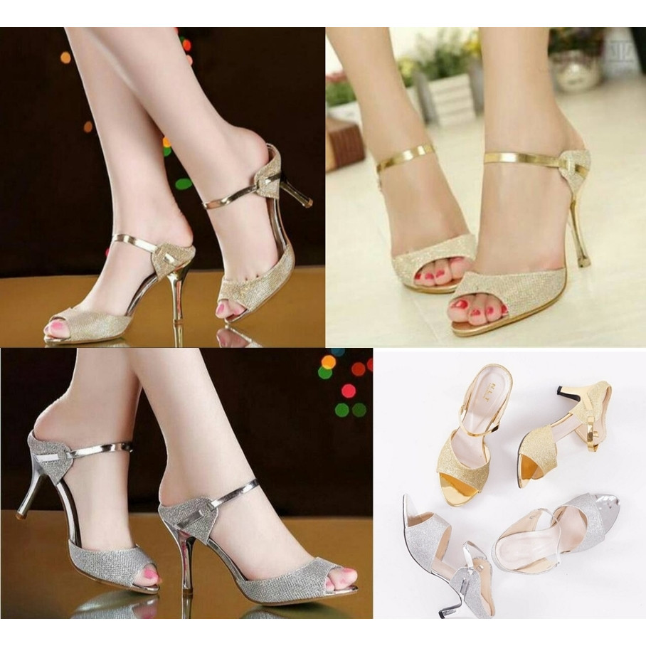 SEPATU US17 SEPATU SENDAL WANITA HIGH HEELS SEPATU PESTA KERJA KANTOR FORMAL KONDANGAN HAK TINGGI 7c