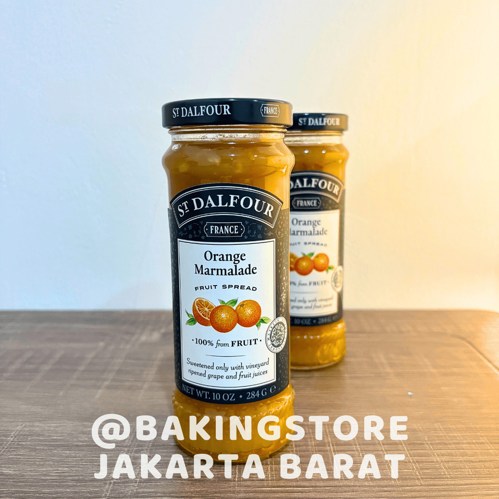 

Selai St. Dalfour Orange Marmalade Jam Fruit Spread 10 Oz | 284 Gr