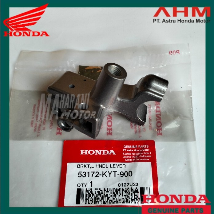 53172KYT900 Bracket Breket handle L Lever dudukan rumah handel rem kiri Scoopy karbu ORI AHM