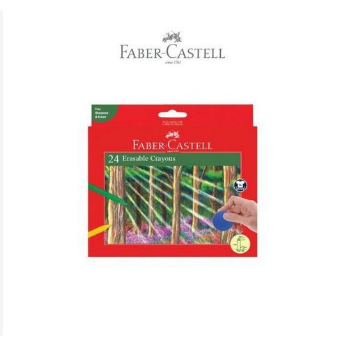 

[KIRIMHARIINI] - Faber Castell Erasable Crayons 12 Warna ( Crayons Hapus )