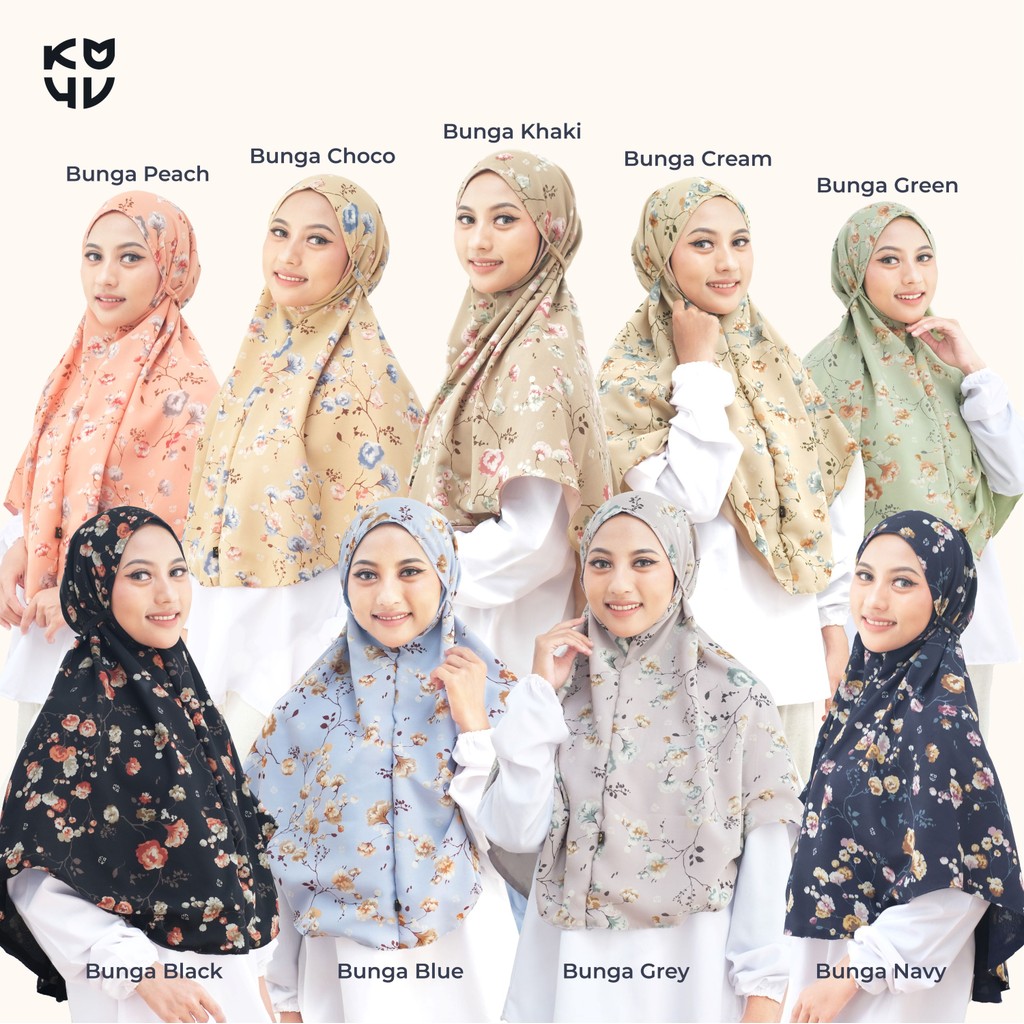 BERGO MOTIF TIARA by Koyu Hijab
