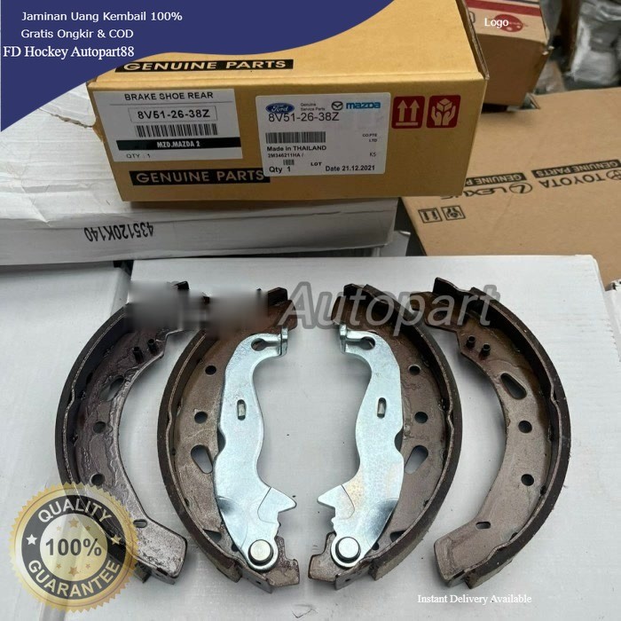 Brake Shoe Kampas Rem Belakang Ford Fiesta Mazda 2