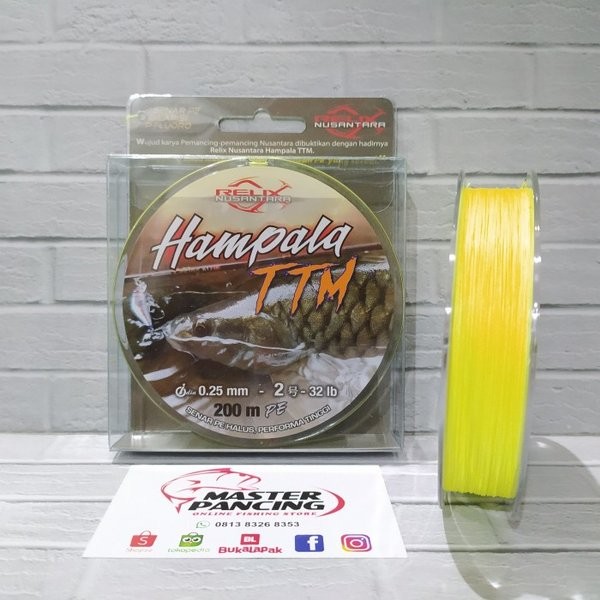 Senar Pe Relix Nusantara Hampala TTM X8 200m Pe 2 - Senar Pancing