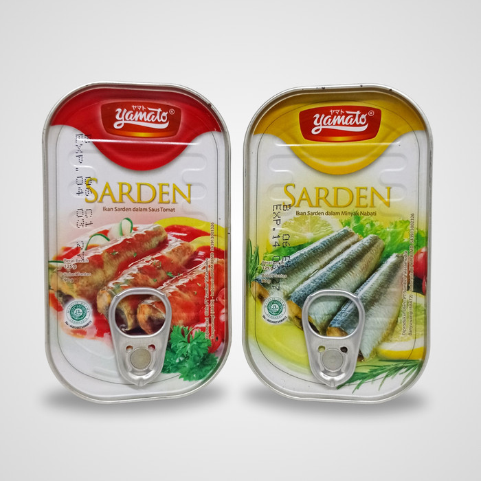 Sarden Ikan Kaleng Yamato Tomato In Oil Mini Saus Tomat