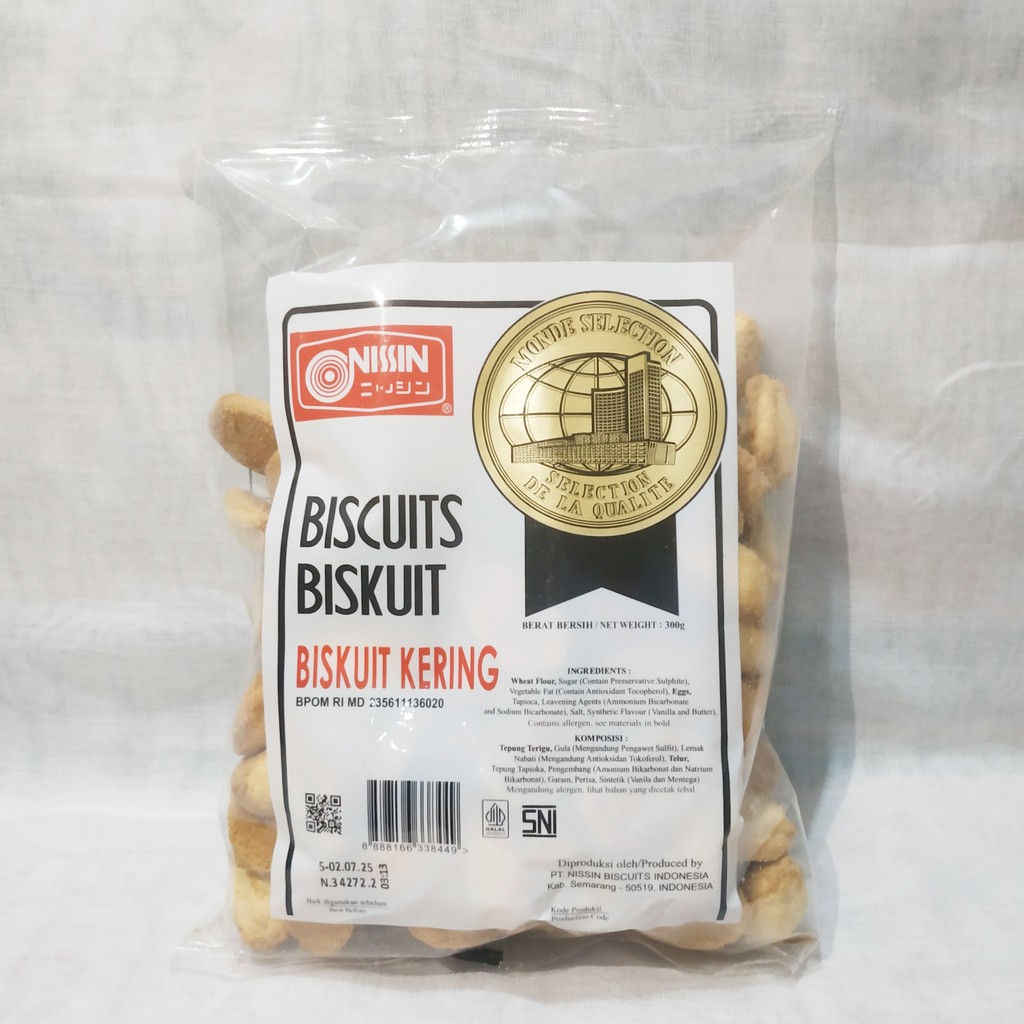 

MURAH - Nissin Biscuits Biskuit Kering Premium Manis 300g