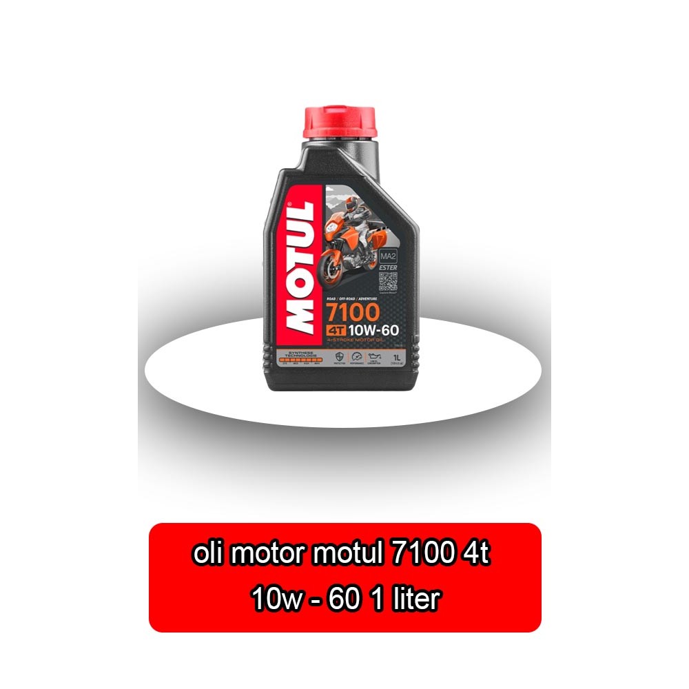 oli motor motul 7100 4t 10w-60 10w60 1 liter - 68092 -