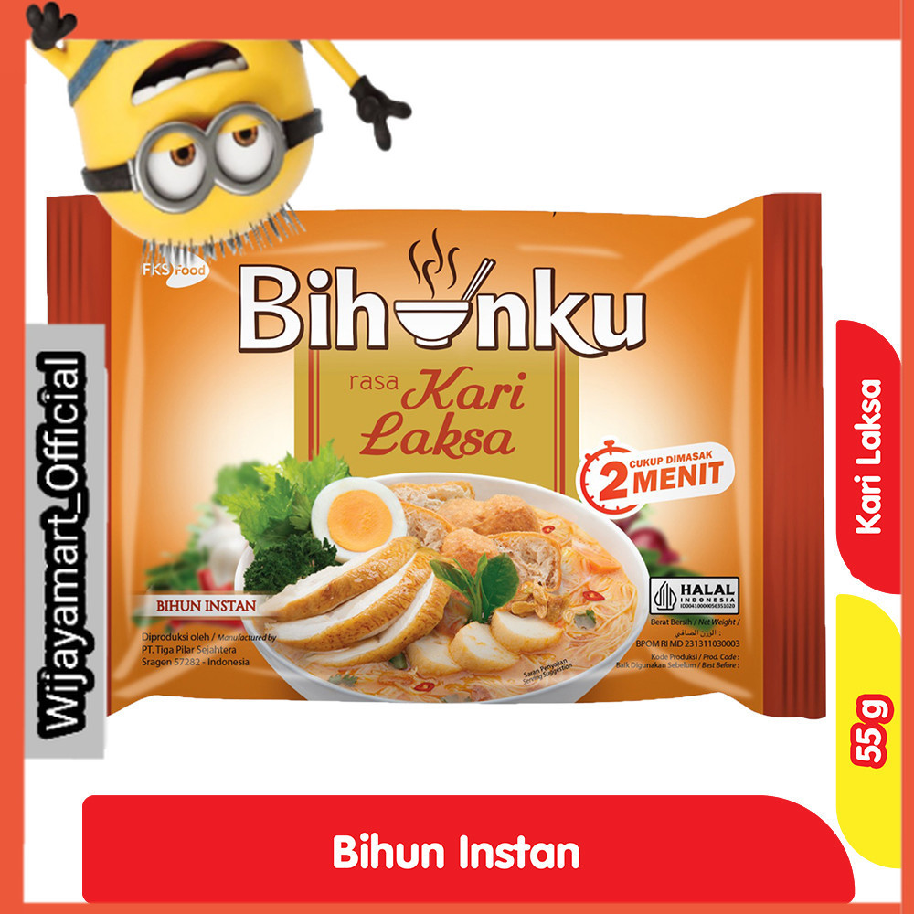 

Bihunku Bihun Instan Kari Laksa 55 g