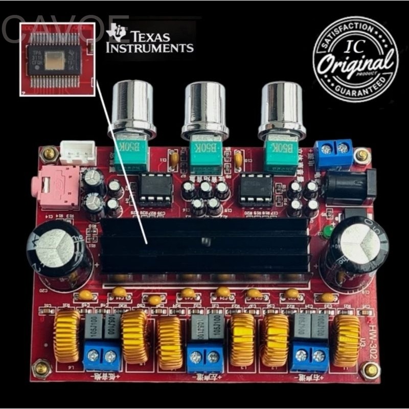 2.1 Class D Power Amplifier TPA3116 TPA3116D2 2 x 50W + 100W Subwoofer
