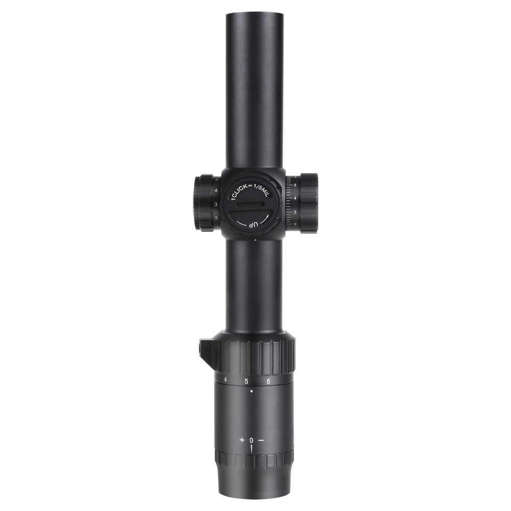 HD 1-6X24 IR Compact Hunting Scope Tactical Rifle Scopes Glass Etched Reticle Wide Field of View Opt
