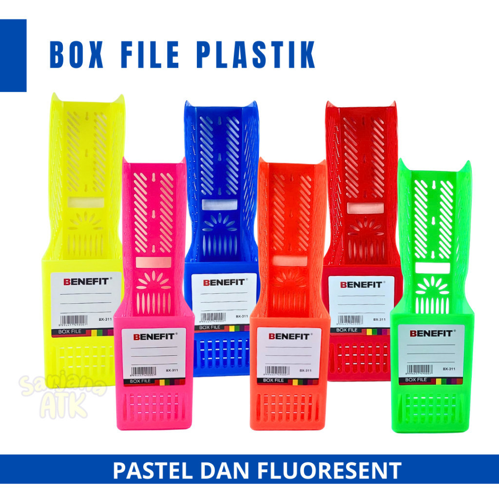 

Box File Plastik Warna Pastel dan Fluoresent