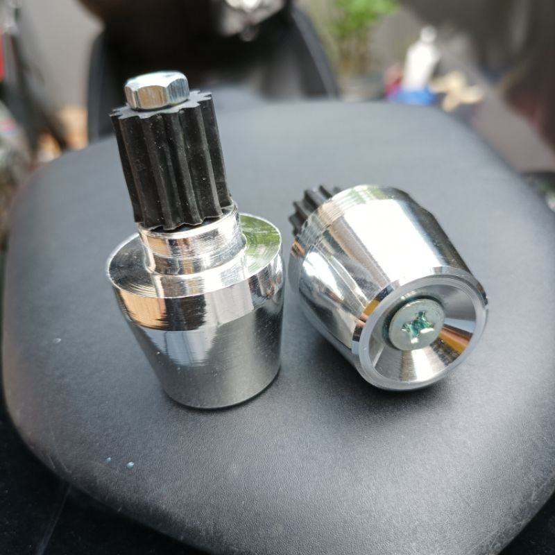 DEOS - Jalu Stang Chrome Model Pcx Full Aluminium Chrome Padat Anti Karat Universal Motor Bisa Untuk