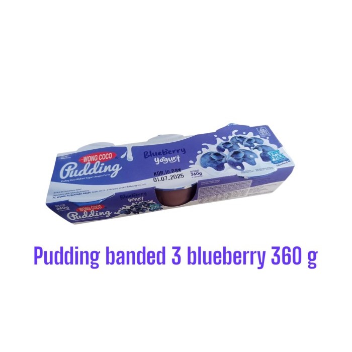 

Wong Coco Pudding banded 3 cups 360gr - Blueberry