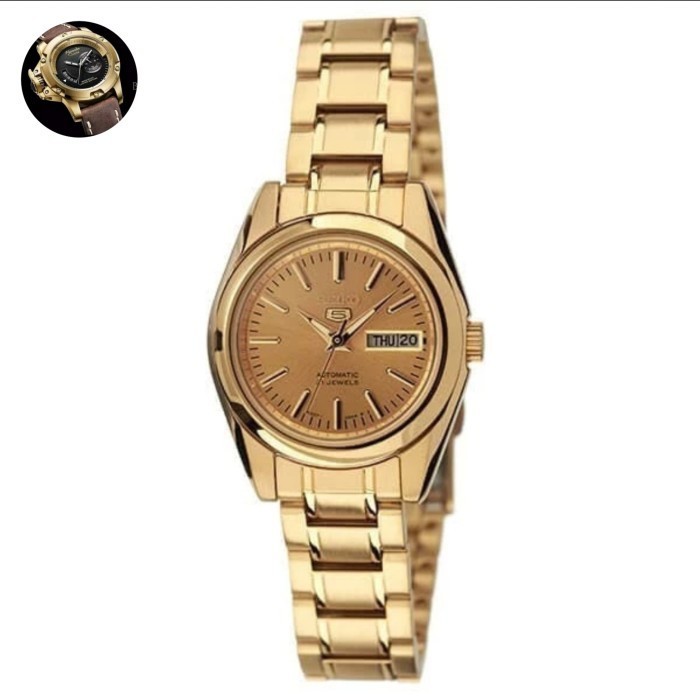 Jam Tangan Wanita Seiko 5 Automatis SYMK20K1 SYMK20 Stainless steel