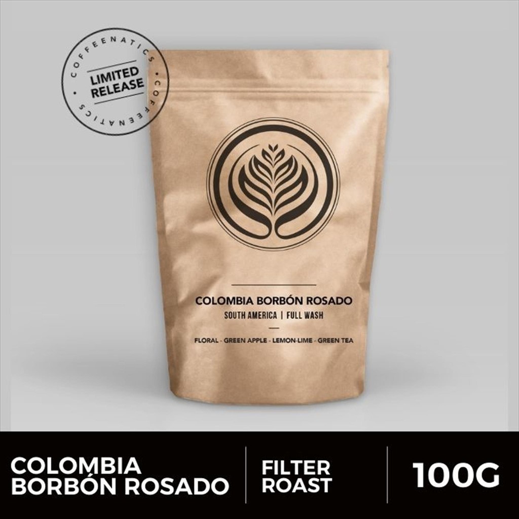 

Colombia Borbon Rosado 100g - Biji Kopi Arabika Kolombia 100gr | Coffeenatics