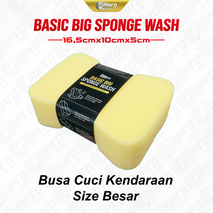 Busa Spons Cuci Motor Mobil Spon Sponge Cuci Motor Spons Mobil Ompro Basic Big Sponge Besar