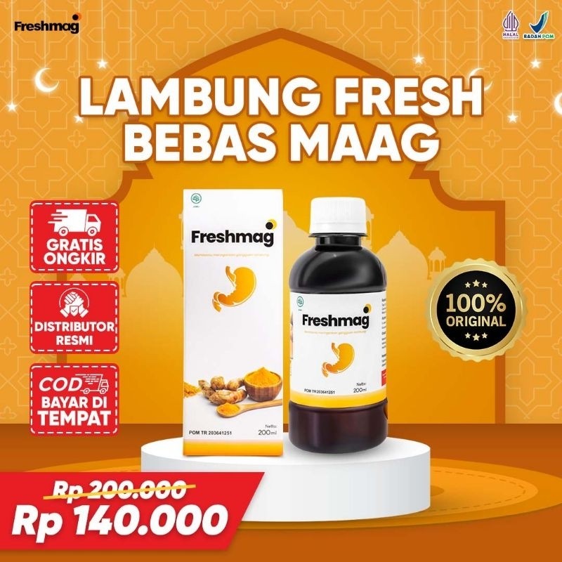 

FRESHMAG - Atasi Maag, Gerd, Asam Lambung Naik & Meredakan Infeksi Pada Lambung