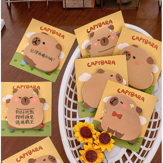 

Sticky Note Lucu Isi 30 Lembar Motif Capybara Lucu Note Catatan Tempel Gwiyeo To Do List Notes
