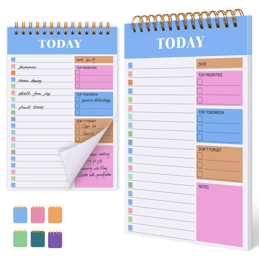 

Notebook Stationery Teacher Gift Diary Campus Agenda Undated Daily Planner Office Supplies Notepad Discount Journal To Do List