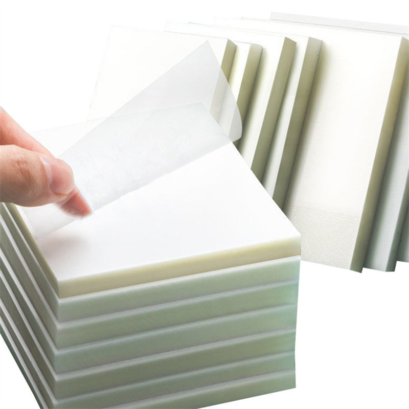 

High Quality 50 Sheets Transparent Sticky Notes Memo Pad Bookmark Marker Memo Sticker Paper Office School Supplies