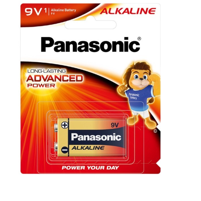 Baterai Kotak Alkaline 9V Panasonic Alkaline Battery 9V Panasonic