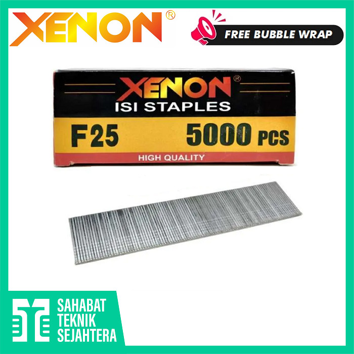 

XENON F25 MO Isi Mesin Staples Mata Paku Tembak Lurus Air Nailer Nail Gun Stapler F 25 MO Angin F25MO