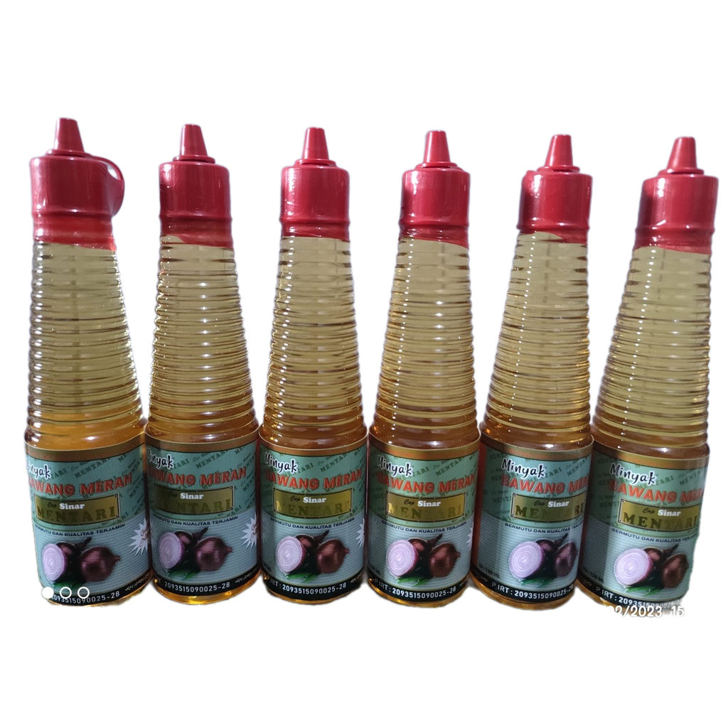 

Paket Spesial Minyak Bawang Merah Cap Sinar Mentari Isi 6 Botol @150 ml