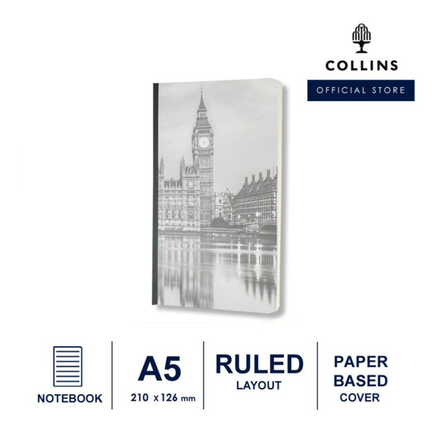 

Collins Notebook BEN A5 Slim Ruled Agenda Jurnal Planner Journal