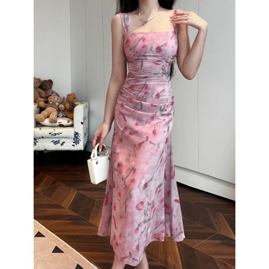 hot deals emita bloom dress hitam wanita party dress wanita kekinian long dress press body sexy