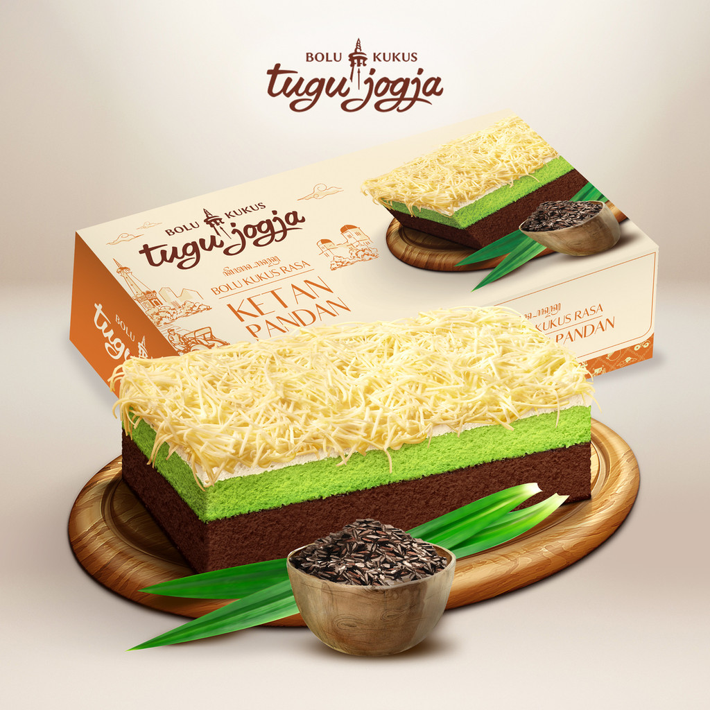 

Bolu Kukus Tugu Jogja Ketan Pandan - Reguler Pack