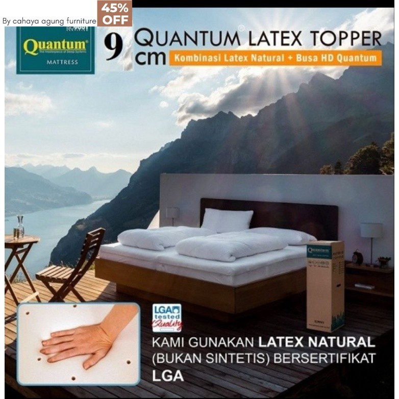 Quantum latex topper 9 cm