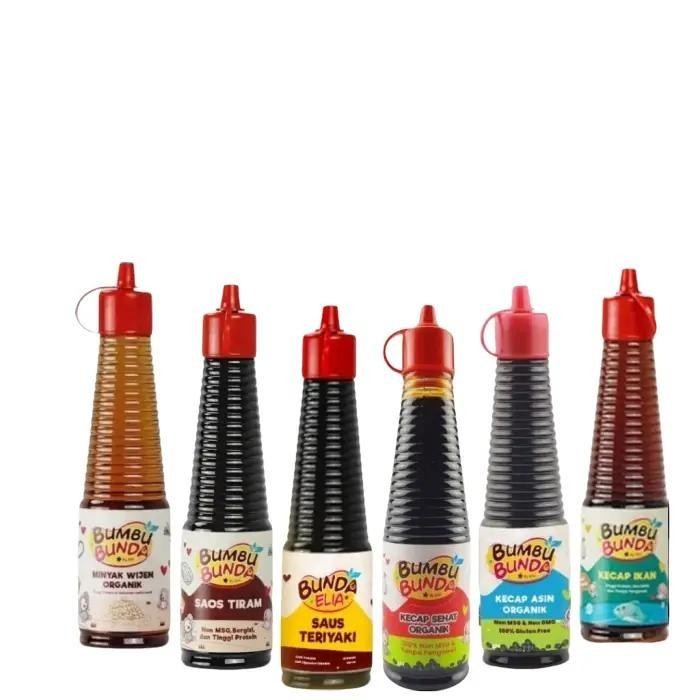 

Bumbu Bunda By Elia Kecap Saos Minyak Wijen Non MSG Non Pengawet