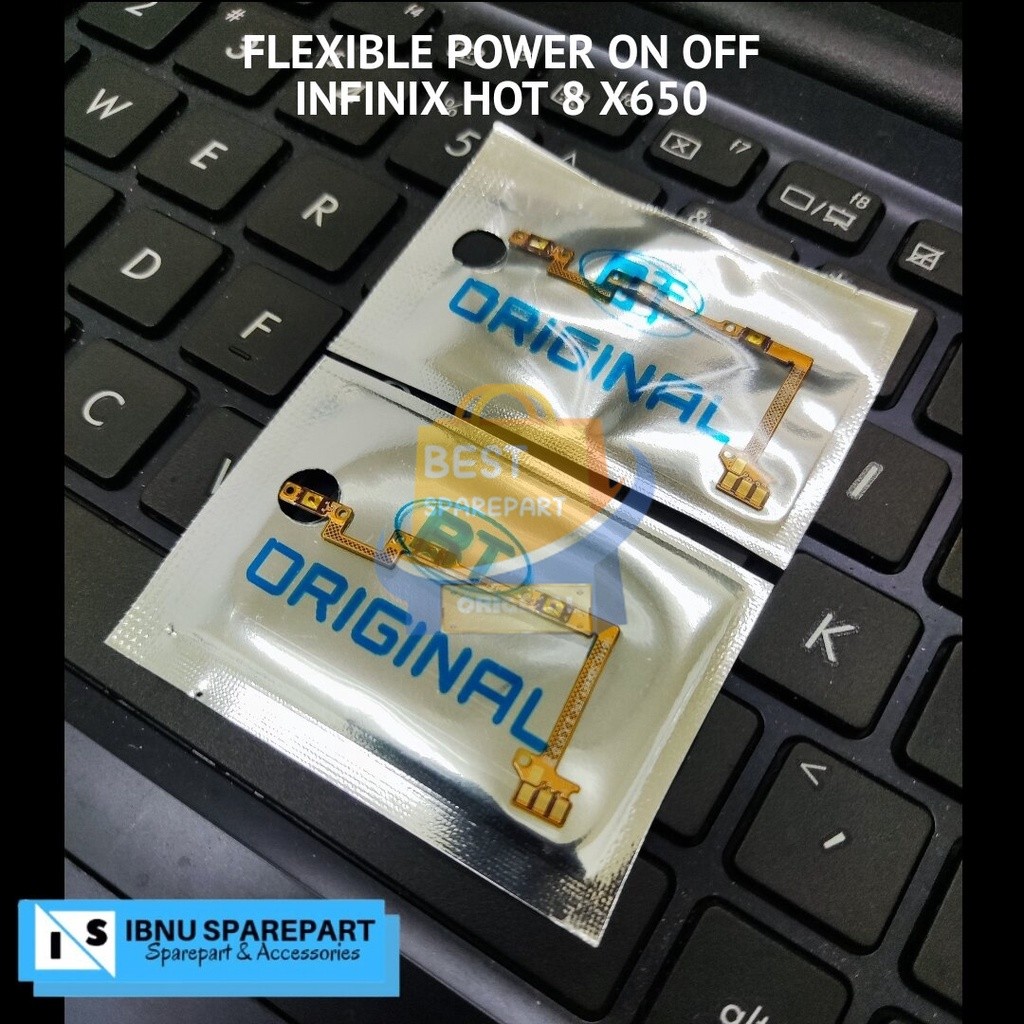 Flexible Flexibel On off Volume Infinix Hot 8 X650 X650C Fleksibel Fleksible Tombol On Of Power Ori 